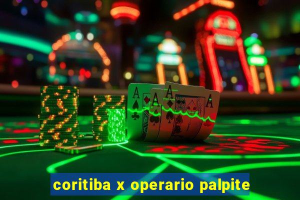 coritiba x operario palpite